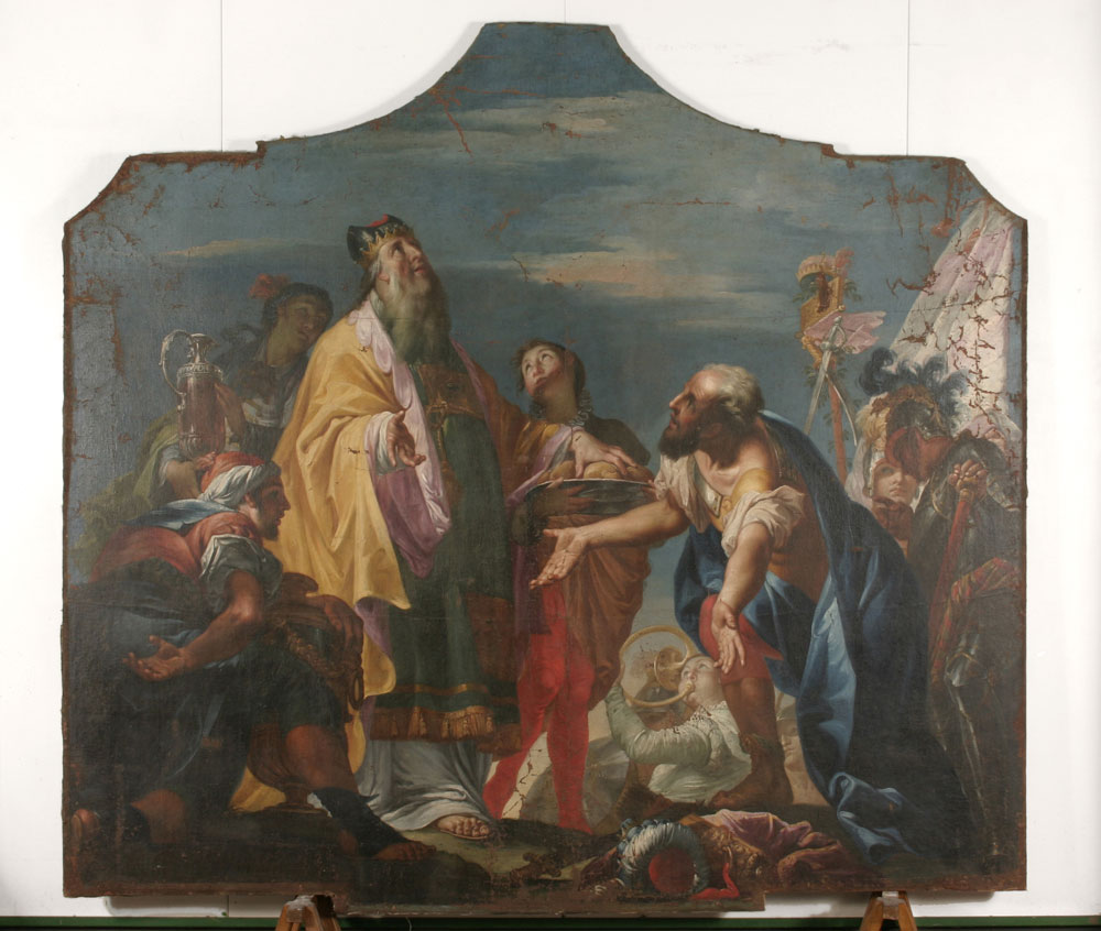 Dipinto raffigurante Scena biblica olio su tela ; autore Marco Marcola