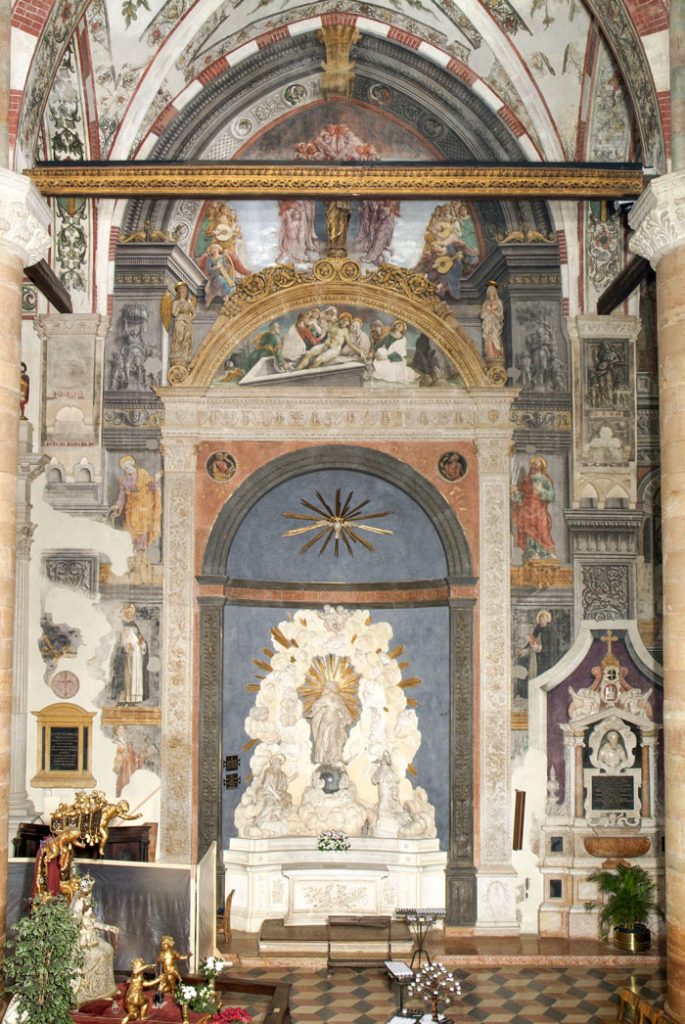 Altare dell’Immacolata dopo l’intervento (fine secolo XV)