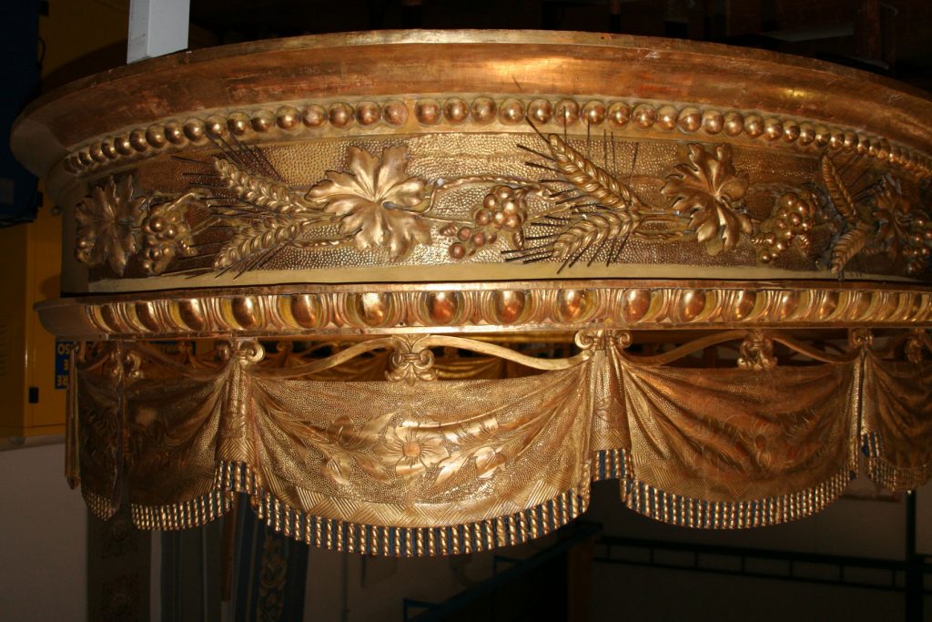 Restauro Corona Aurea sec. XVIII Duomo di Cologna Veneta