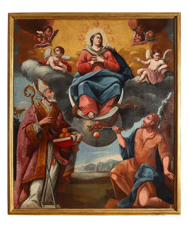 MADONNA IMMACOLATA CON SANTI