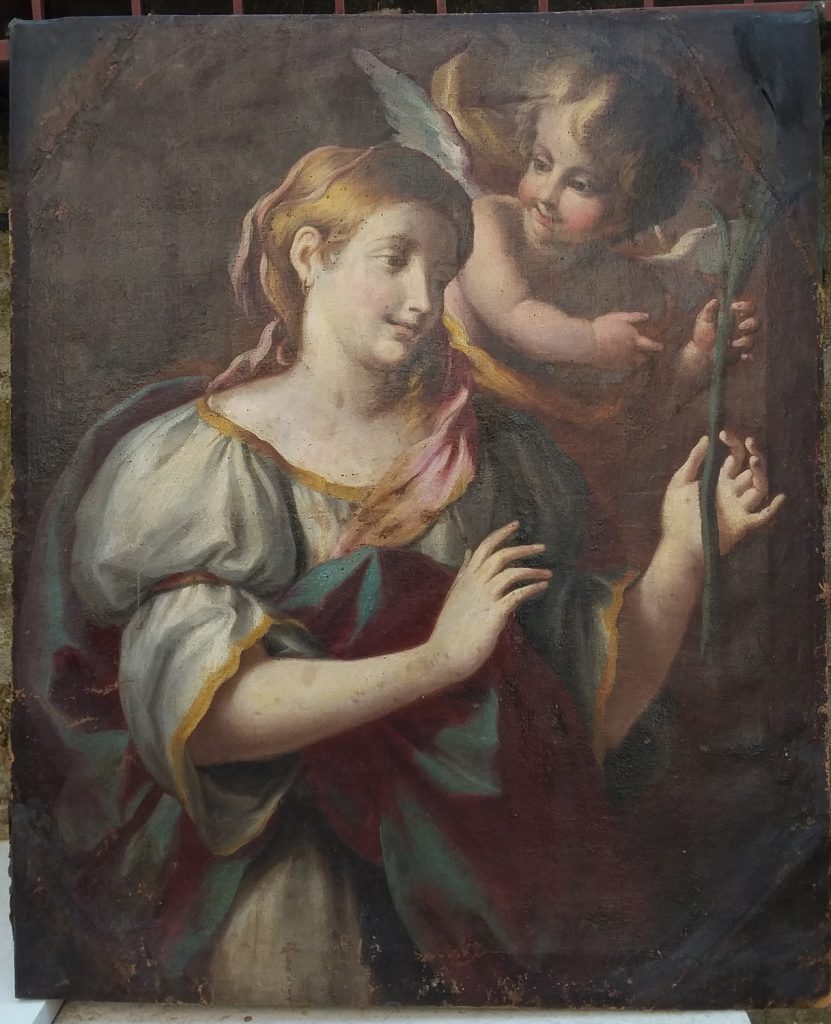 S.Caterina e l'Angelo - Prima del restauro