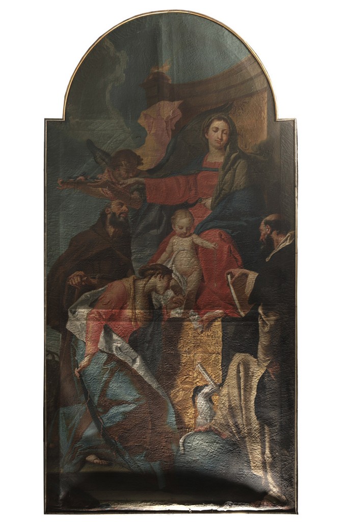 Restauro dipinto Madonna con Bambino e Santi