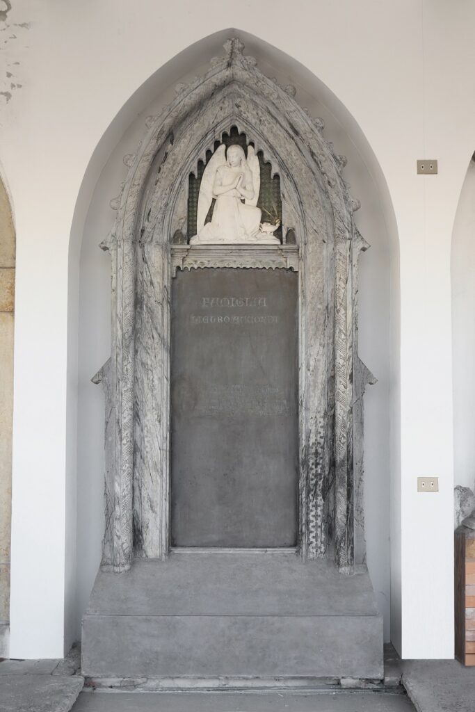 DOPO Cimitero Monumentale di Legnago Verona Restauro tomba lapidea monumentale del secolo XIX